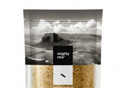 簡(jiǎn)潔有故事的米包裝設(shè)計(jì)