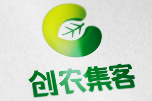 創(chuàng)農(nóng)集客logo設計定稿,北斗原創(chuàng)設計