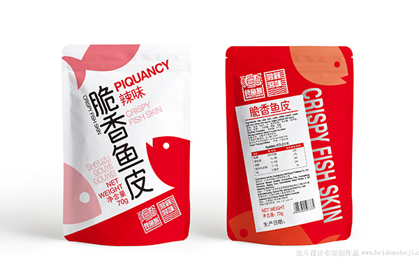 脆香魚皮包裝設(shè)計
