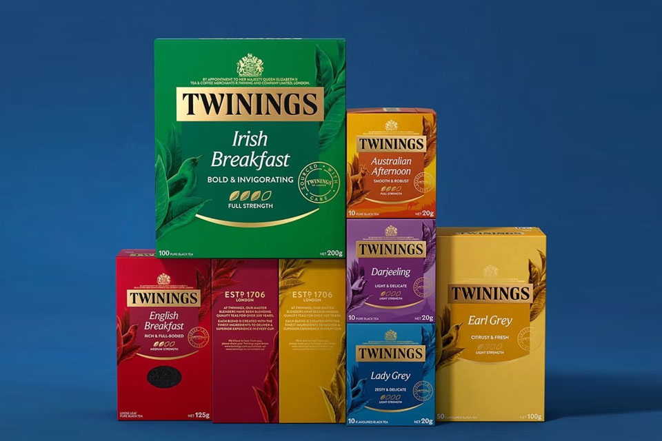 ?川寧茶（TWININGS）多元風(fēng)味系列包裝設(shè)計說明